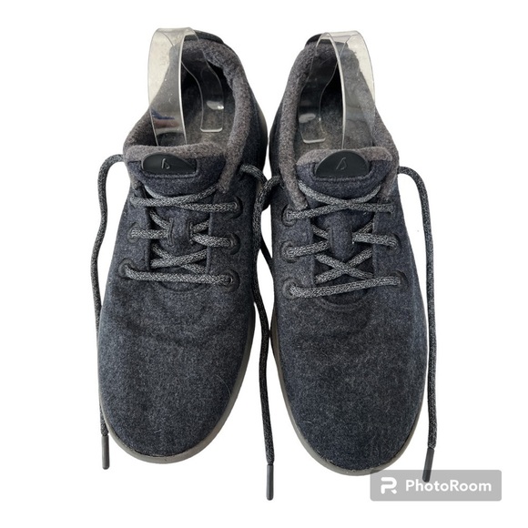 Allbirds Wool Runners Mizzles Water Repellent Dark Gray Sneakers Sz 11 - Picture 1 of 8